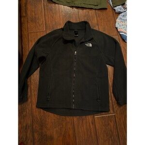 The North Face Men’s Black Full Zip Fleece Jacket Size L Classic Logo
